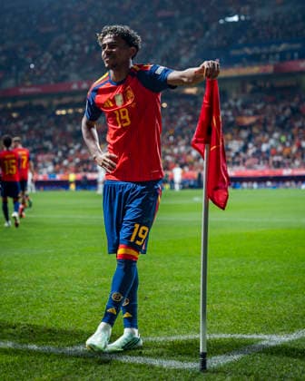 Spain v Czechia - UEFA Nations League 2026 27 Group A3 MD3 OVIEDO, SPAIN - OCTOBER 3: Lamine Yamal of Spain celebrates his goal during the UEFA Nations League 2026 27 group phase match between Spain and Czechia at Estadio Carlos Tartiere on October 3, 2026 in Oviedo, Spain. Oviedo Estadio Carlos Tartiere Oviedo Spain Copyright: xAlbertoxGardinx AGardin_20261003_Foot_Spa_Cze_0149