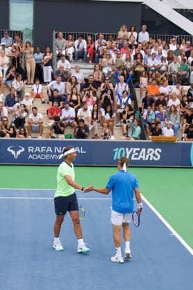 Nadal captains Team Rafa and secures victory on the 10th anniversary of his academy. Rafa Nadal and Carlos Moyà during the tournament, on October 3, 2026, in Manacor, Balearic Islands, Spain RAFA NADAL MANACOR TENNIS TOURNAMENT Organization October 3, 2026 Manacor Manacor Spain  Copyright: xOrganizacionx 7818893