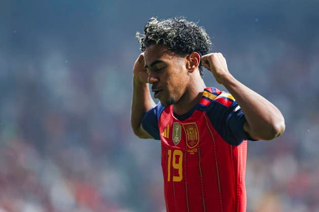 October 3, 2026, Oviedo, Asturias, Spain: Lamine Yamal of Spain celebrates after scoring his team s first goal during the UEFA Nations League 2026 27 group phase match between Spain and Czech Republic at Carlos Tartiere stadium on October 03, 2026, in Oviedo, Spain. Spain V Czech Republic - UEFA Nations League 2026 27 Group A3 MD3  - ZUMAa181 20261003_zaa_a181_075 Copyright: xIrinaxR.xHx