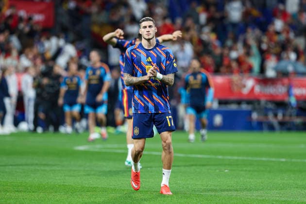 October 3, 2026, Oviedo, Asturias, Spain: Roberto Fernandez of Spain warms up during the UEFA Nations League 2026 27 group phase match between Spain and Czech Republic at Carlos Tartiere stadium on October 03, 2026, in Oviedo, Spain. Spain V Czech Republic - UEFA Nations League 2026 27 Group A3 MD3 - ZUMAa181 20261003_zaa_a181_079 Copyright: xIrinaxR.xHx