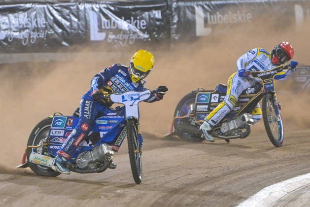 2026.10.03 Lublin Zuzel PGE Ekstraliga sezon 2026 Orlen Oil Motor Lublin - Fogo Unia Leszno N z Kacper Mania (Z) Bartosz Jaworski (C) Foto Wojciech Szubartowski PressFocus 2026.10.03 Lublin Speedway PGE Ekstraliga season 2026 Orlen Oil Motor Lublin - Fogo Unia Leszno Kacper Mania (Z) Bartosz Jaworski (C) Credit: Wojciech Szubartowski PressFocus NEWSPIX.PL --- newspix.pl POLAND OUT! 