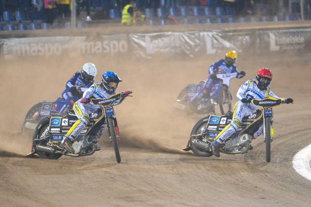 2026.10.03 Lublin Zuzel PGE Ekstraliga sezon 2026 Orlen Oil Motor Lublin - Fogo Unia Leszno N z Nazar Parnicki (B) Bartosz Banbor (N) Janusz Kolodziej (Z) Martin Vaculik (C) Foto Wojciech Szubartowski PressFocus 2026.10.03 Lublin Speedway PGE Ekstraliga season 2026 Orlen Oil Motor Lublin - Fogo Unia Leszno Nazar Parnicki (B) Bartosz Banbor (N) Janusz Kolodziej (Z) Martin Vaculik (C) Credit: Wojciech Szubartowski PressFocus NEWSPIX.PL --- newspix.pl POLAND OUT! 
