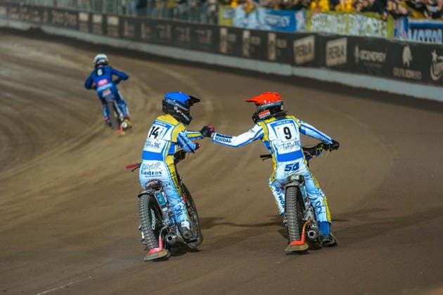 Lublin 03.10.2026 Zuzel. DMP - Druzynowe Mistrzostwa Polski 2026, runda 18 - mecz o 3 miejsce. PGE Ekstraliga sezon 2026. --- Speedway. Round 18 - 3rd place match. PGE Extraleague season 2026: Orlen Oil Motor Lublin - Fogo Unia Leszno. Persons shown: Bartosz Banbor, Martin Vaculik Fot. Kazimierz Kozuch Arena Akcji NEWSPIX.PL --- newspix.pl POLAND OUT! 