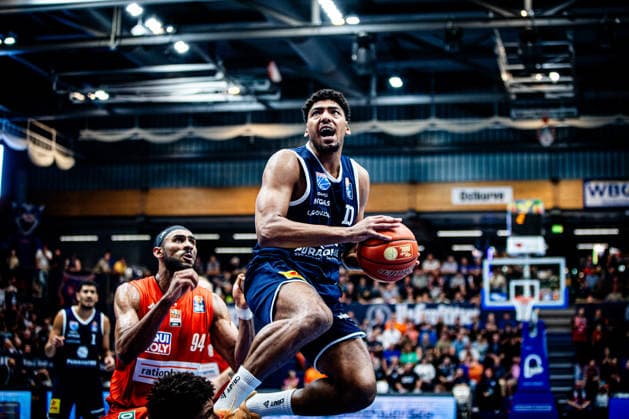 BB 1BL Men s Syntainics MBC vs. Ratiopharm Ulm: Kostja Mushidi of Syntainics MBC during the 2026–2027 season in the 1st EasyCredit Bundesliga on Matchday 4 between Syntainics MBC and Ratiopharm Ulm at the Stadthalle Weissenfels on October 3, 2026 in Weissenfels, Saxony-Anhalt, Germany