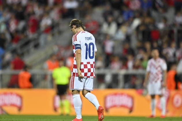 Croatia v England - UEFA Nations League 2026 27 Group A3 MD3 RIJEKA, CROATIA - OCTOBER 3: Luka Modric of Croatia after England scoreda goal during the UEFA Nations League 2026 27 group phase match between Croatia and England at Stadion HNK Rijeka on October 3, 2026 in Rijeka, Croatia. IgorxSoban PIXSELL