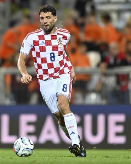 Croatia v England - UEFA Nations League 2026 27 Group A3 MD3 RIJEKA, CROATIA - OCTOBER 3: Mateo Kovacic of Croatia controls the ball during the UEFA Nations League 2026 27 group phase match between Croatia and England at Stadion HNK Rijeka on October 3, 2026 in Rijeka, Croatia. IgorxSoban PIXSELL
