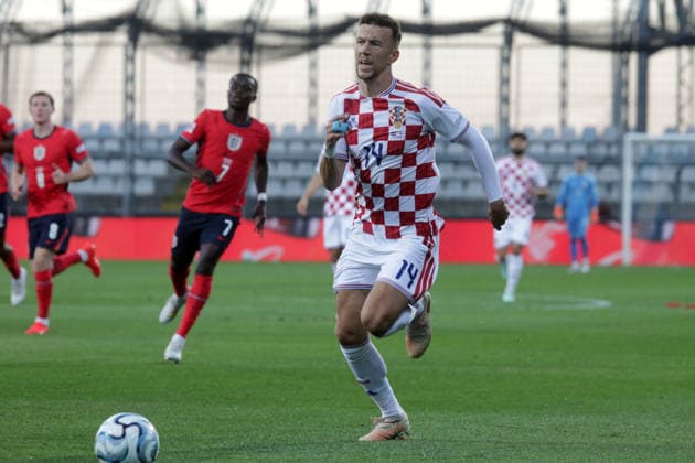 Croatia v England - UEFA Nations League 2026 27 Group A3 MD3 RIJEKA, CROATIA - OCTOBER 3: Ivan Perisic of Croatia in action during the UEFA Nations League 2026 27 group phase match between Croatia and England at Stadion HNK Rijeka on October 3, 2026 in Rijeka, Croatia. GoranxKovacic PIXSELL