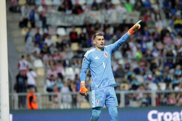 Croatia v England - UEFA Nations League 2026 27 Group A3 MD3 RIJEKA, CROATIA - OCTOBER 3: Dominik Livakovic of Croatia reacts during the UEFA Nations League 2026 27 group phase match between Croatia and England at Stadion HNK Rijeka on October 3, 2026 in Rijeka, Croatia. GoranxKovacic PIXSELL