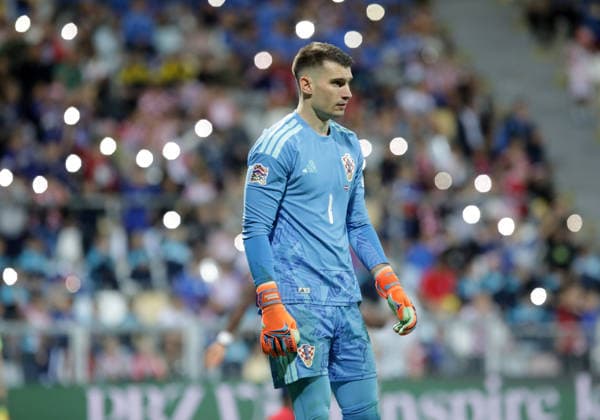 Croatia v England - UEFA Nations League 2026 27 Group A3 MD3 RIJEKA, CROATIA - OCTOBER 3: Dominik Livakovic of Croatia looks on during the UEFA Nations League 2026 27 group phase match between Croatia and England at Stadion HNK Rijeka on October 3, 2026 in Rijeka, Croatia. GoranxKovacic PIXSELL