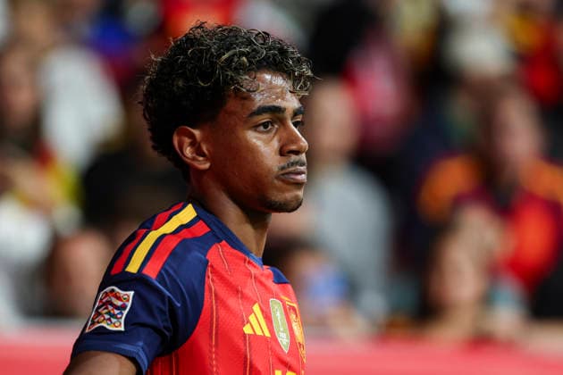October 3, 2026, Oviedo, Asturias, Spain: Lamine Yamal of Spain looks on during the UEFA Nations League 2026 27 group phase match between Spain and Czech Republic at Carlos Tartiere stadium on October 03, 2026, in Oviedo, Spain. Oviedo Spain - ZUMAa181 20261003_zaa_a181_084 Copyright: xIrinaxR.xHx