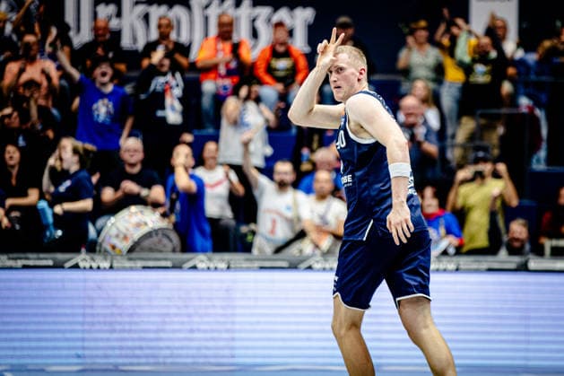 BB 1BL Men s Syntainics MBC vs. Ratiopharm Ulm: Collin Welp of Syntainics MBC during the 2026–2027 season in the 1st EasyCredit Bundesliga on Matchday 4 between Syntainics MBC and Ratiopharm Ulm at the Stadthalle Weissenfels on October 3, 2026 in Weissenfels, Saxony-Anhalt, Germany