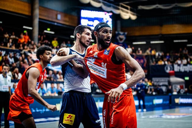 BB 1BL Men s Syntainics MBC Ratiopharm Ulm Jure Planinic Syntainics MBC, Armel Traore Ratiopharm Ulm during the 2026–2027 season in the 1st EasyCredit Bundesliga on Matchday 4 between Syntainics MBC and Ratiopharm Ulm at the Stadthalle Weissenfels on October 3, 2026, in Weissenfels, Saxony-Anhalt, Germany