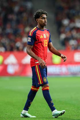 October 3, 2026, Oviedo, Asturias, Spain: Lamine Yamal of Spain looks on during the UEFA Nations League 2026 27 group phase match between Spain and Czech Republic at Carlos Tartiere stadium on October 03, 2026, in Oviedo, Spain. Oviedo Spain - ZUMAa181 20261003_zaa_a181_097 Copyright: xIrinaxR.xHx
