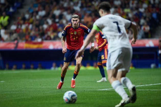 Spain - Czech Republic - UEFA Nations League 2026 27 OVIEDO, SPAIN - OCTOBER 3: Robert Fernandez of Spain looks on during the UEFA Nations League 2026 27 group phase match between Spain and Czech Republic at the Carlos Tartiere Stadium on October 3, 2026 in Oviedo, Spain. (Photo by Diego Simon Photo Players Images Magara Press) Oviedo Carlos Tartiere Espana Copyright: xDiegoxSimonx