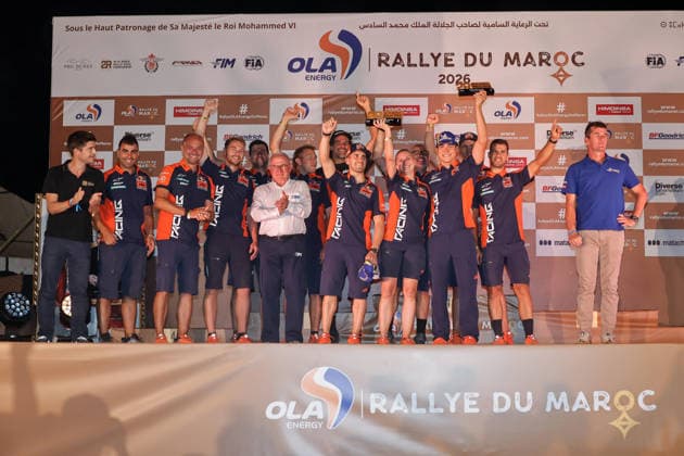 W2RC - RALLYE DU MAROC 2026 CANET Edgar (esp), Red Bull KTM Factory Racing, KTM 450 Rally Factory, FIM W2RC, Rally GP J, portrait portrait during the the Podium and Prize Giving Ceremony of the Rallye du Maroc 2026, 4th round of the 2026 WR2C Championship from October 3, 2026 around Zagora, Morocco - AgadirMorocco  Copyright: xPauloxMariax
