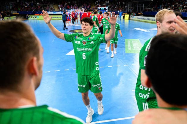 Bietigheim HBL 26 27 SG BBM Bietigheim Fuechse Berlin Leo Prantner Berlin Bietigheim Bissingen Egetrans Arena Baden-Württemberg Germany