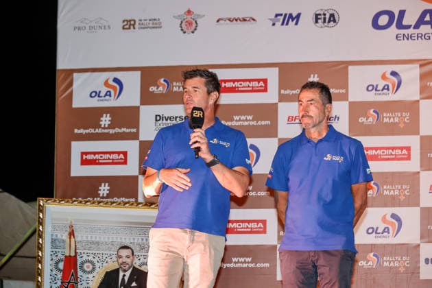 W2RC - RALLYE DU MAROC 2026 COMA Marc, Rallye du Maroc Director, portrait, ALPHAND Luc, Rallye du Maroc, portrait portrait during the the Podium and Prize Giving Ceremony of the Rallye du Maroc 2026, 4th round of the 2026 WR2C Championship from October 3, 2026 around Zagora, Morocco - AgadirMorocco  Copyright: xPauloxMariax