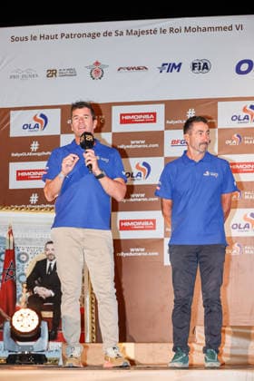 W2RC - RALLYE DU MAROC 2026 COMA Marc, Rallye du Maroc Director, portrait, ALPHAND Luc, Rallye du Maroc, portrait portrait during the the Podium and Prize Giving Ceremony of the Rallye du Maroc 2026, 4th round of the 2026 WR2C Championship from October 3, 2026 around Zagora, Morocco - AgadirMorocco  Copyright: xPauloxMariax