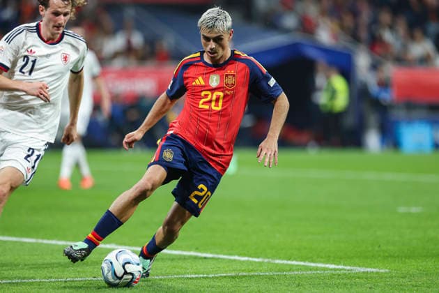 October 3, 2026, Oviedo, Asturias, Spain: Pedri of Spain in action during the UEFA Nations League 2026 27 group phase match between Spain and Czech Republic at Carlos Tartiere stadium on October 03, 2026, in Oviedo, Spain. Spain V Czech Republic - UEFA Nations League 2026 27 Group A3 MD3  - ZUMAa181 20261003_zaa_a181_109 Copyright: xIrinaxR.xHx