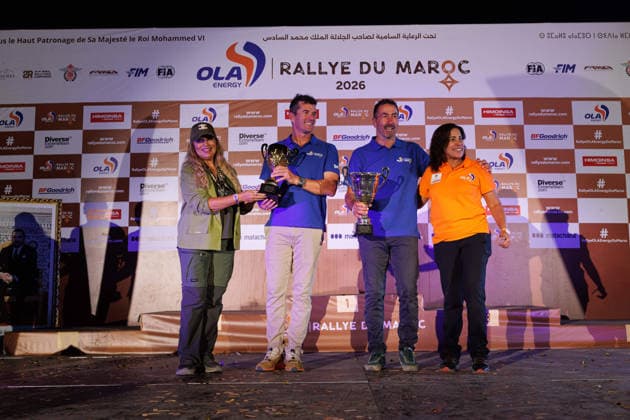 W2RC - RALLYE DU MAROC 2026 COMA Marc, Rallye du Maroc Director, portrait, ALPHAND Luc, Rallye du Maroc, portrait during the the Podium and Prize Giving Ceremony of the Rallye du Maroc 2026, 4th round of the 2026 WR2C Championship from October 3, 2026 around Zagora, Morocco - AgadirMorocco  Copyright: xFREDERICxLExFLOCxHx