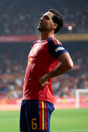 Spain - Czech Republic - UEFA Nations League 2026 27 OVIEDO, SPAIN - OCTOBER 3: Mikel Merino of Spain celebrates after scoring his team s third goal during the UEFA Nations League 2026 27 group phase match between Spain and Czech Republic at the Carlos Tartiere Stadium on October 3, 2026 in Oviedo, Spain. (Photo by Diego Simon Photo Players Images Magara Press) Oviedo Carlos Tartiere Espana Copyright: xDiegoxSimonx