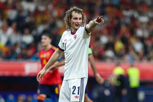 October 3, 2026, Oviedo, Asturias, Spain: Alex Kral of Czech Republic gestures during the UEFA Nations League 2026 27 group phase match between Spain and Czech Republic at Carlos Tartiere stadium on October 03, 2026, in Oviedo, Spain. Oviedo Spain - ZUMAa181 20261003_zaa_a181_122 Copyright: xIrinaxR.xHx