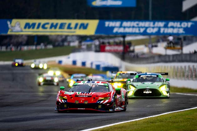 AUTO - IMSA - PETIT LE MANS 2026 21 FUOCO Antonio (ita), MANN Simon (gbr), WADOUX Lilou (fra), AF Corse, Ferrari 296 GT3 Evo, action during the 2026 Motul Petit Le Mans, 11th round of the 2026 IMSA WeatherTech SportsCar Championship, from October 1 to 3, 2026 on the Michelin Raceway Road Atlanta in Braselton, Georgia, United States of America - BraseltonUnited States  Copyright: xFabrizioxBoldonix