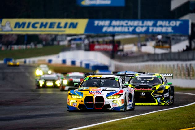 AUTO - IMSA - PETIT LE MANS 2026 96 FOLEY Robby (usa), GALLAGHER Patrick (usa), SELLDORFF Francis (usa), Turner Motorsport, BMW M4 GT3 Evo, action during the 2026 Motul Petit Le Mans, 11th round of the 2026 IMSA WeatherTech SportsCar Championship, from October 1 to 3, 2026 on the Michelin Raceway Road Atlanta in Braselton, Georgia, United States of America - BraseltonUnited States  Copyright: xFabrizioxBoldonix