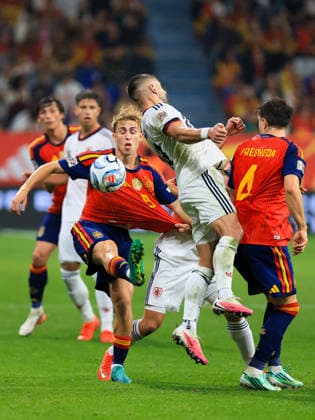 ESP Spain vs. Czech Republic: Fermin Lopez of Spain during the UEFA Nations League match on Matchday 5, League A, Group 3, between Spain and the Czech Republic, played at Carlos Tartiere Stadium on October 2, 2026, in Oviedo, Spain. Oviedo, Carlos Tartiere Stadium, Asturias, Spain Copyright: xNachoxVelax xAgenciaxLOFx