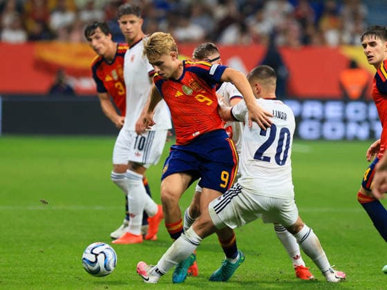 ESP Spain vs. Czech Republic: Fermin Lopez of Spain during the UEFA Nations League match on Matchday 5, League A, Group 3, between Spain and the Czech Republic, played at Carlos Tartiere Stadium on October 2, 2026, in Oviedo, Spain. Oviedo, Carlos Tartiere Stadium, Asturias, Spain Copyright: xNachoxVelax xAgenciaxLOFx