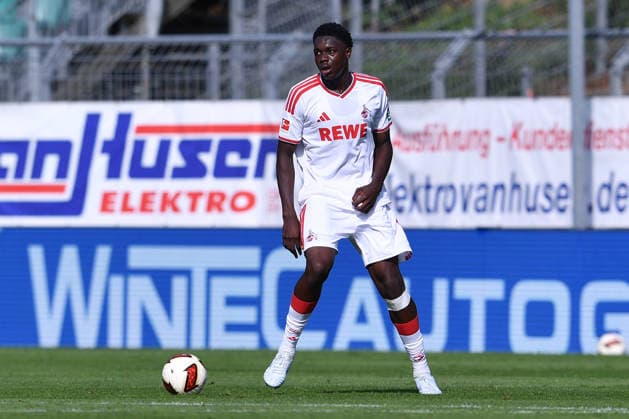 Soccer Friendly Match: FC Viktoria Köln vs. 1. FC Köln on October 3, 2026, at Sportpark Höhenberg in Cologne; Assad Kotya Fofana, Cologne xRx