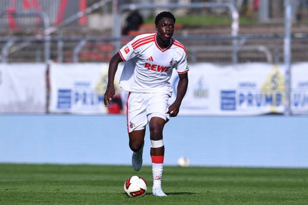 Soccer Friendly Match: FC Viktoria Köln vs. 1. FC Köln on October 3, 2026, at Sportpark Höhenberg in Cologne; Assad Kotya Fofana, Cologne xRx