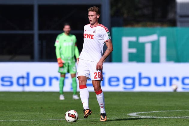 Soccer Friendly Match: FC Viktoria Köln vs. 1. FC Köln on October 3, 2026, at Sportpark Höhenberg in Cologne, Sebastian Sebulonsen, Cologne xRx