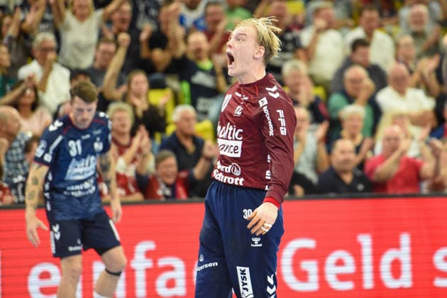 Handball I Men I 2026–2027 Season I Bundesliga I Matchday 7 I SG Flensburg Handewitt vs. HC Hamburg I October 3, 2026 Simon Möller 30, SG Flensburg Handewitt Copyright: xLobeca JanxKirschnerx