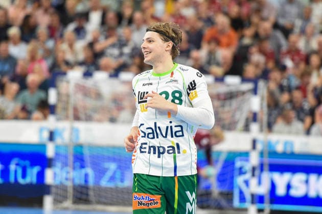 Handball I Men I 2026–2027 Season I Bundesliga I Matchday 7 I SG Flensburg Handewitt vs. HC Hamburg I October 3, 2026 Franko Lastro 28, Frisch Auf Göppingen Copyright: xLobeca JanxKirschnerx