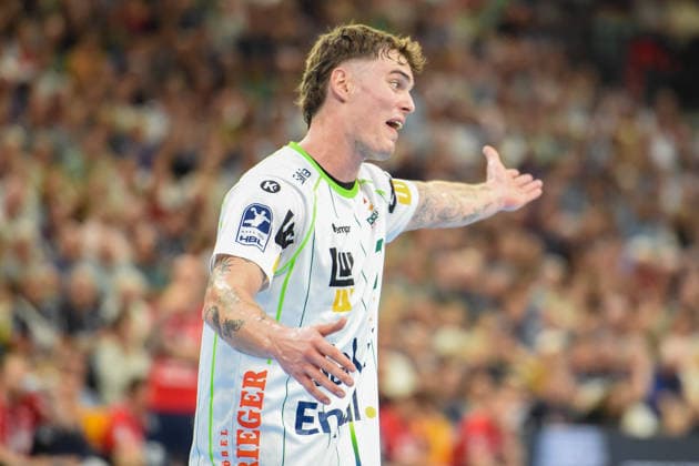 Handball I Men I 2026–2027 Season I Bundesliga I Matchday 7 I SG Flensburg Handewitt vs. HC Hamburg I October 3, 2026 Victor Klöve 5, Frisch Auf Göppingen Copyright: xLobeca JanxKirschnerx