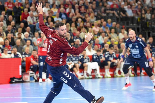 Handball I Men I 2026–2027 Season I Bundesliga I Matchday 7 I SG Flensburg Handewitt vs. HC Hamburg I October 3, 2026 Benjamin Buric 1, SG Flensburg Handewitt Copyright: xLobeca JanxKirschnerx