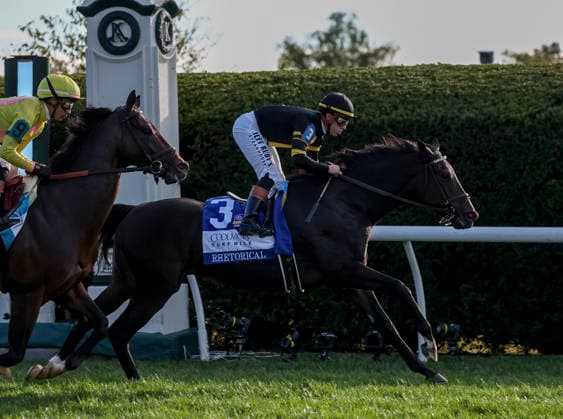 HORSE RACING 2026: Coolmore Turf Mile WAYI Keeneland OCT 03 October 3, 2026, Lexington, Ky, USA: Rhetorical (3) ridden by Irad Ortiz, Jr. wins the Coolmore Turf Mile Stakes (Grade 1) at Keeneland in Lexington, Kentucky on October 3, 2026. Casey Laughter Eclipse Sportswire CSM(Credit Image: Â Casey Laughter Cal Media) Lexington Ky USA EDITORIAL USE ONLY Copyright: xx ZUMA-20261003_faf_cs17_128.jpg CaseyxLaughterx csmphotothree529187