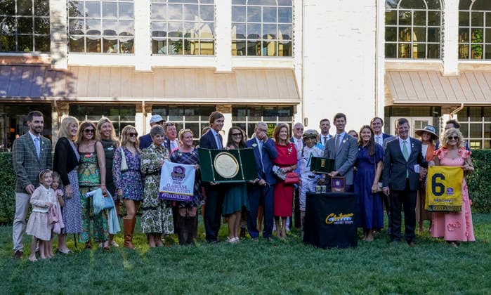 October 3, 2026, Lexington, Ky, USA: American History (6) ridden by John Velazquez wins the Claiborne Breeders Futurity (Grade 1) at Keeneland in Lexington, Kentucky on October 3, 2026. Eclipse Sportswire CSM HORSE RACING 2026: Breedersâ€⠢ Futurity WAYI Keeneland OCT 03 - ZUMAcs17 20261003_faf_cs17_159 Copyright: xJessicaxMorganx