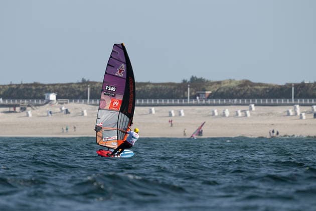 PWA Citroën World Windsurfing Tour Sylt 2026 Day 8 Slalom Foil Men Sylt Westerland, October 3, 2026 Matteo Iachino Slalom Foil Men, Italy, ITA 140 PWA Citroën World Windsurfing Tour Sylt 2026 Day 8 Slalom Foil Men on October 3, 2026, off Brandenburger Beach, motorboat on Sylt, Westerland, Germany Copyright: xBEAUTIFULxSPORTS AndreasxDickx