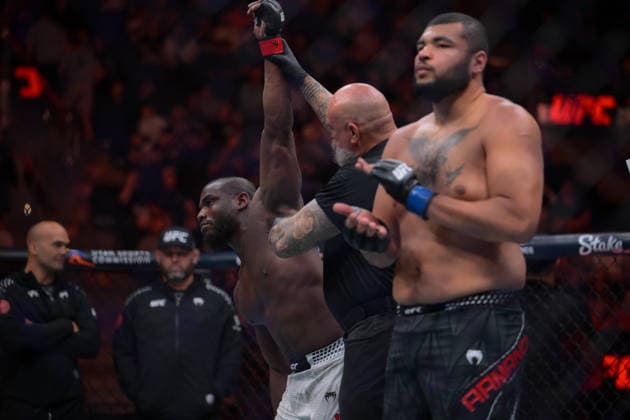 October 3, 2026, Salt Lake City, Utah, USA: ANTHONY WINT defeated LUCAS ARMAND by TKO (strikes) at 0:23 of Round 1 during UFC 332 at the Delta Arena in Utah. Salt Lake City USA - ZUMAo117 20261003_zsp_o117_041 Copyright: xMikaelxOnax
