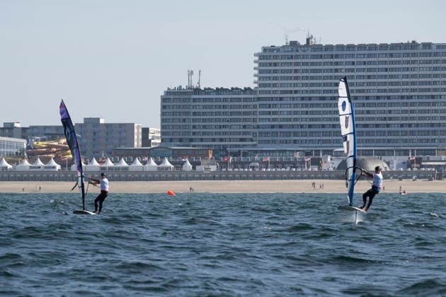 PWA Citroën World Windsurfing Tour Sylt 2026 Day 8 Slalom Foil Men Sylt Westerland, October 3, 2026 Amado Vrieswijk Slalom Foil Men and Freestyle Men, Bonaire, NB 20 PWA Citroën World Windsurfing Tour Sylt 2026 Day 8 Slalom Foil Men on October 3, 2026, off Brandenburger Beach, motorboat on Sylt, Westerland, Germany Copyright: xBEAUTIFULxSPORTS AndreasxDickx