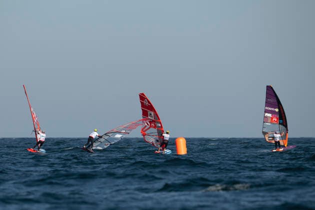 PWA Citroën World Windsurfing Tour Sylt 2026 Day 8 Slalom Foil Men Sylt Westerland, October 3, 2026 Benoit Merceur Slalom Foil Men, France, FRA 1159 Fabian Wolf Slalom Foil Men, Germany, GER 404 PWA Citroën World Windsurfing Tour Sylt 2026 Day 8 Slalom Foil Men on October 3, 2026, off Brandenburger Beach, motorboat on Sylt, Westerland, Germany, pol23 Copyright: xBEAUTIFULxSPORTS AndreasxDickx