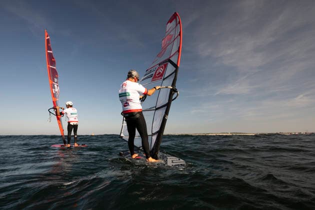 PWA Citroën World Windsurfing Tour Sylt 2026, Day 8: Men s Slalom Foil, Sylt Westerland, October 3, 2026 William Huppert Slalom Foil Men, FRA330 PWA Citroën World Windsurfing Tour Sylt 2026 Day 8 Slalom Foil Men on October 3, 2026 off Brandenburger Beach, motorboat on Sylt Westerland, Germany Copyright: xBEAUTIFULxSPORTS AndreasxDickx