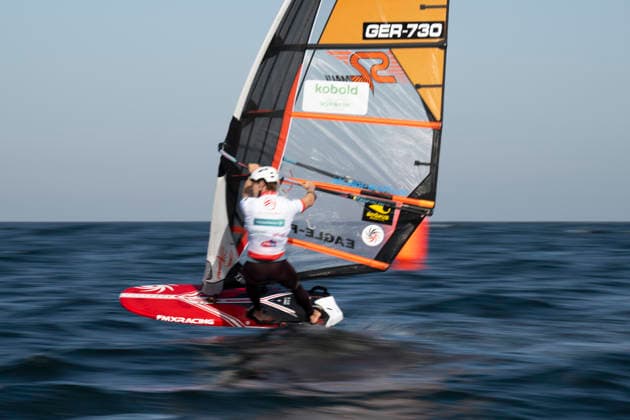 PWA Citroën World Windsurfing Tour Sylt 2026 Day 8 Slalom Foil Men Sylt Westerland, October 3, 2026 Lars Pogge Men s Slalom Foil, Germany, GER 730 PWA Citroën World Windsurfing Tour Sylt 2026 Day 8 Slalom Foil Men on October 3, 2026, off Brandenburger Beach, motorboat on Sylt, Westerland, Germany Copyright: xBEAUTIFULxSPORTS AndreasxDickx