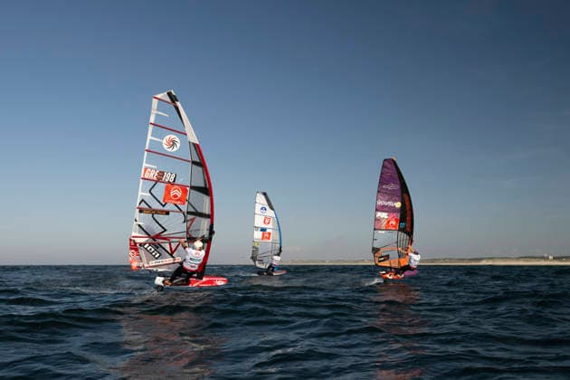 PWA Citroën World Windsurfing Tour Sylt 2026 Day 8 Slalom Foil Men Sylt Westerland, October 3, 2026 John Soukos Slalom Foil Men, Greece, GRE 198 Amado Vrieswijk Slalom Foil Men and Freestyle Men, Bonaire, NB 20 Maciek Rutkowski Slalom Foil Men, Poland, POL 23 PWA Citroën World Windsurfing Tour Sylt 2026 Day 8 Slalom Foil Men on October 3, 2026, off Brandenburger Beach, motorboat on Sylt, Westerland, Germany Copyright: xBEAUTIFULxSPORTS AndreasxDickx