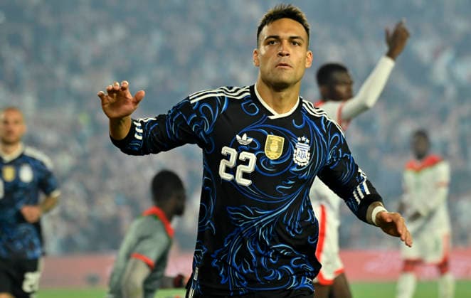 Lautaro Martinez, Argentina vs. Burkina Faso, Photo by FOTOBAIRES, Friendly Match Copyright: xjuanbaezphxJUANxMANUELxBAEZx
