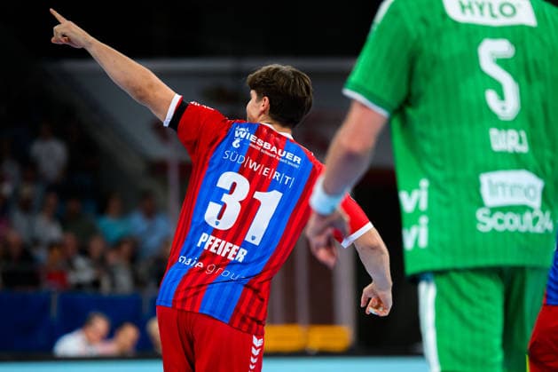 Bietigheim HBL 26 27 SG BBM Bietigheim Fuechse Berlin Alexander Pfeifer Bietigheim Bietigheim Bissingen Egetrans Arena Baden-Württemberg Germany