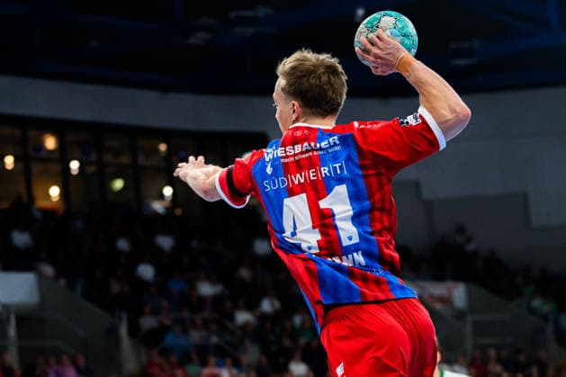 Bietigheim HBL 26 27 SG BBM Bietigheim Fuechse Berlin Till Hermann Bietighiem Bietigheim Bissingen Egetrans Arena Baden-Württemberg Germany