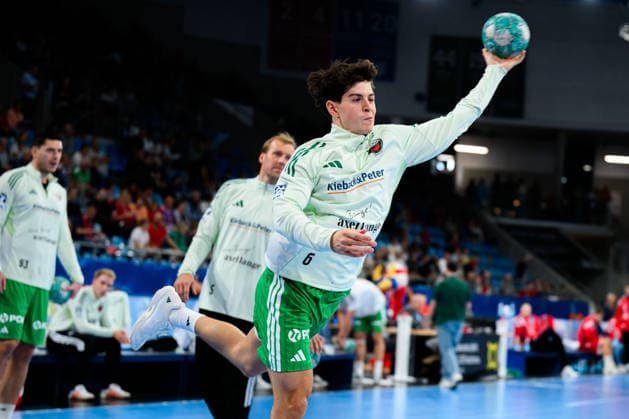Bietigheim HBL 26 27 SG BBM Bietigheim Fuechse Berlin Leo Prantner Berlin Bietigheim Bissingen Egetrans Arena Baden-Württemberg Germany